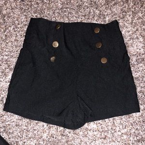 High waisted shorts